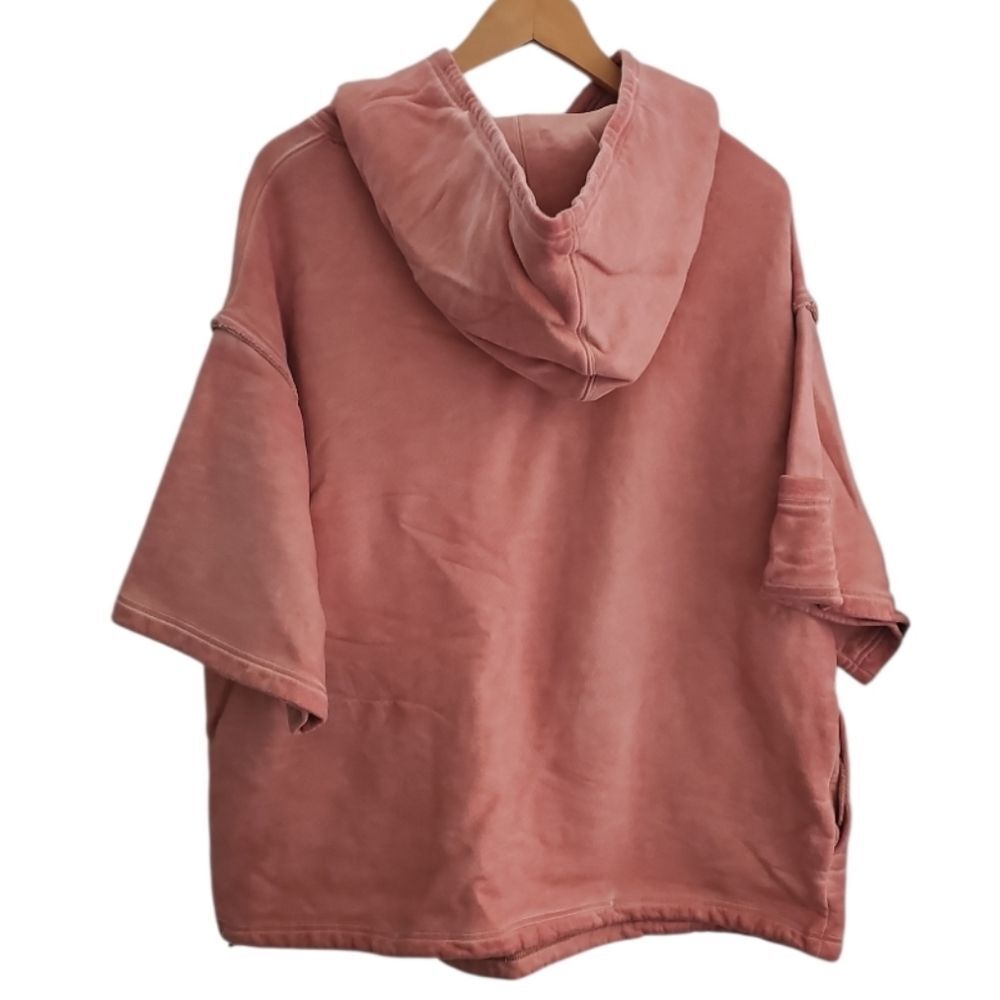 We The Free Free People “For the Win” Short Sleeve Oversized Sz S Blush Pink - Picture 3 of 14